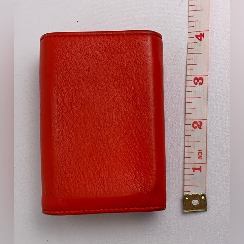 Balenciaga Red Papier Mini Wallet - Picture 14 of 15